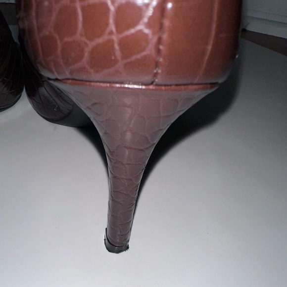Alfani Women's Step 'N Flex Jeules Pumps, Brown Croc Size 7M - Picture 5 of 9